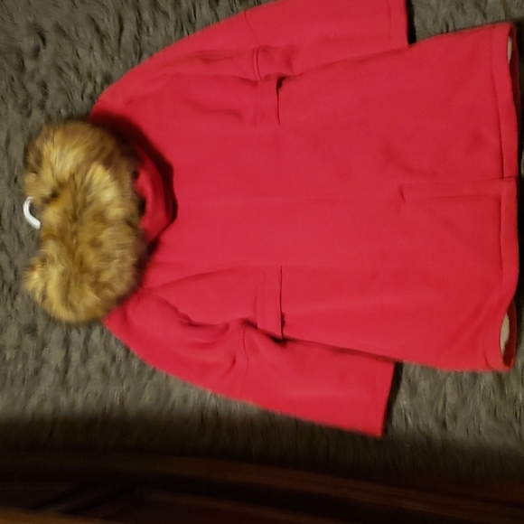 Faux Fur Hooded Fleece Coat - Picture 6 of 7